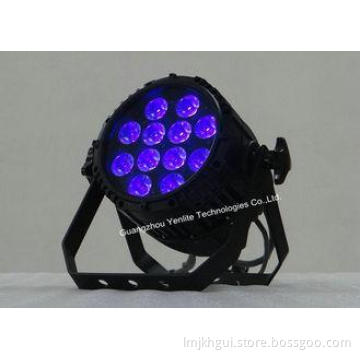 12*12Watt RGBWAU Wireless LED Par Cans , DMX Disco Stage Li